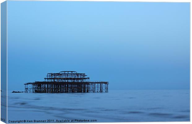Brighton pier late summer Canvas Print by Oxon Images