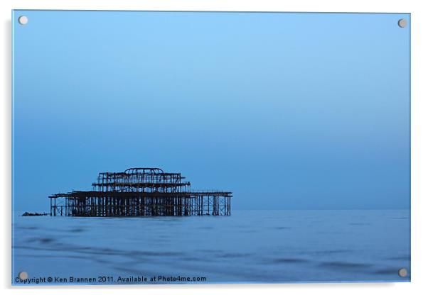 Brighton pier late summer Acrylic by Oxon Images