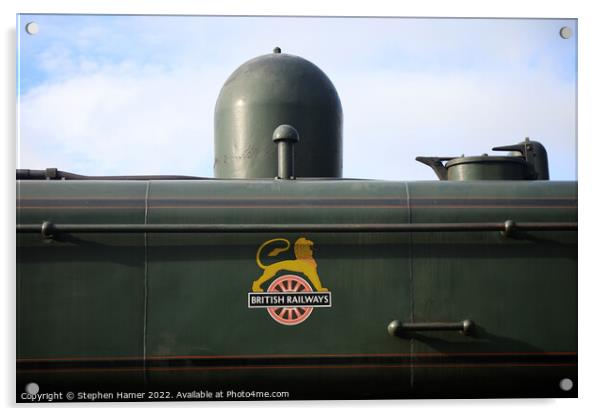 British Railways Logo Acrylic by Stephen Hamer