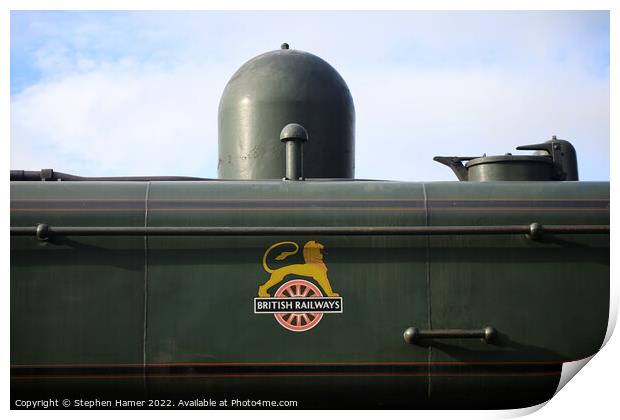 British Railways Logo Print by Stephen Hamer