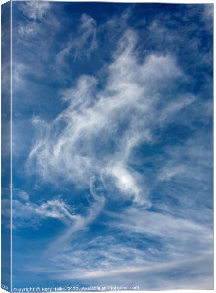 Cloud blue sky Canvas Print by Rory Hailes