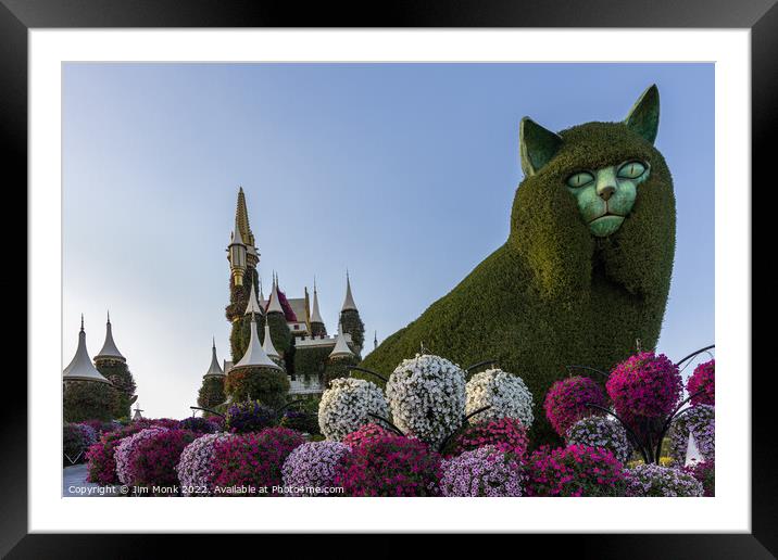 Dubai Miracle Garden. Framed Mounted Print by Jim Monk