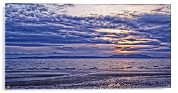 Artistic view of the Isle of Arran Acrylic by Allan Durward Photography