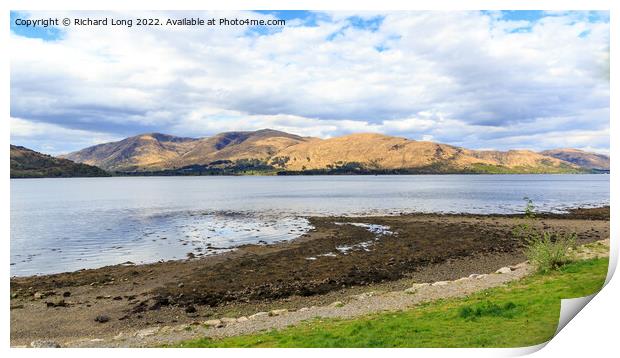 Loch Linnhe in the Scottish Highlands  Print by Richard Long