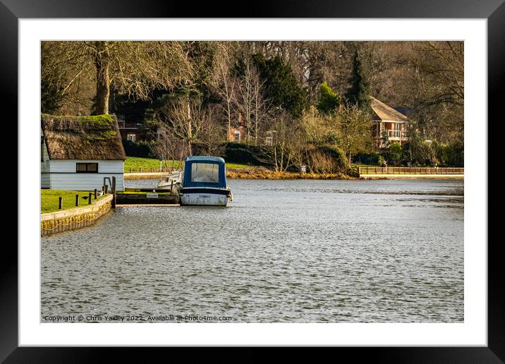 River Bure, Coltishall Framed Mounted Print by Chris Yaxley