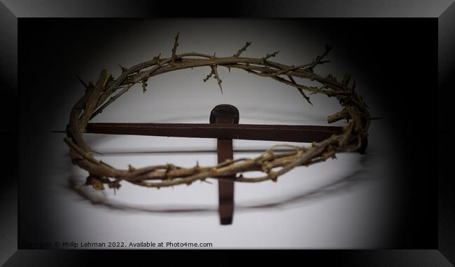Nails and Crown of Thorns 1B Framed Print by Philip Lehman