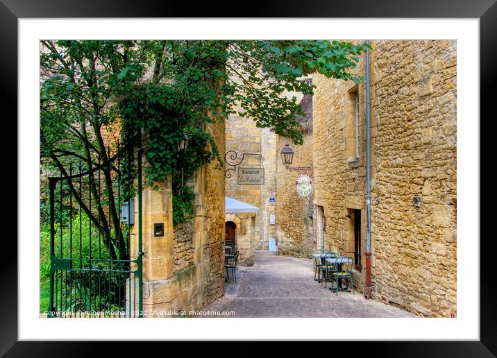 Rustic Charm in Sarlat le Caneda Framed Mounted Print by Roger Mechan