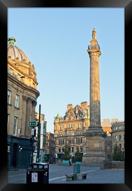 Grey's Monument, Newcastle upon Tyne Framed Print by Rob Cole