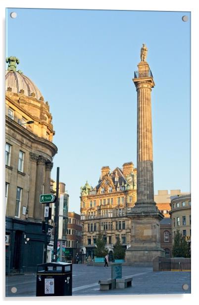 Grey's Monument, Newcastle upon Tyne Acrylic by Rob Cole