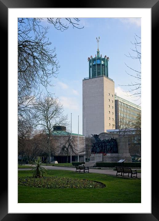 Civic Centre, Newcastle upon Tyne Framed Mounted Print by Rob Cole