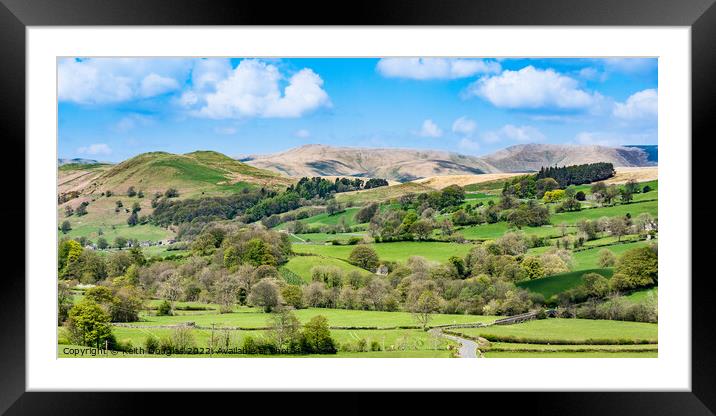Dentdale in the Yorkshire Dales Framed Mounted Print by Keith Douglas