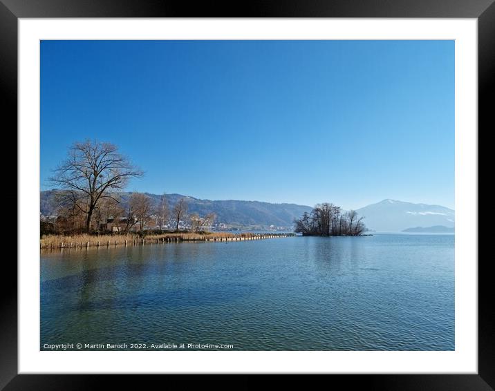Sunny afternoon at Lake Zug  Framed Mounted Print by Martin Baroch