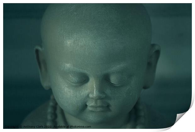 Contemplating Buddha Print by Anthony Clark
