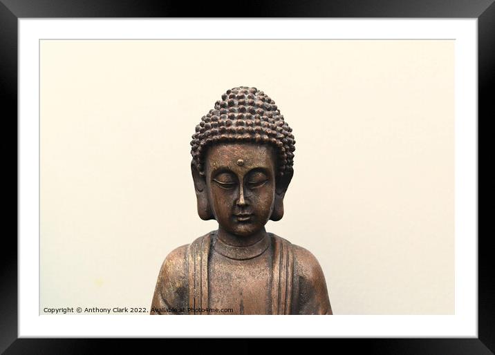 Thai Buddha Framed Mounted Print by Anthony Clark