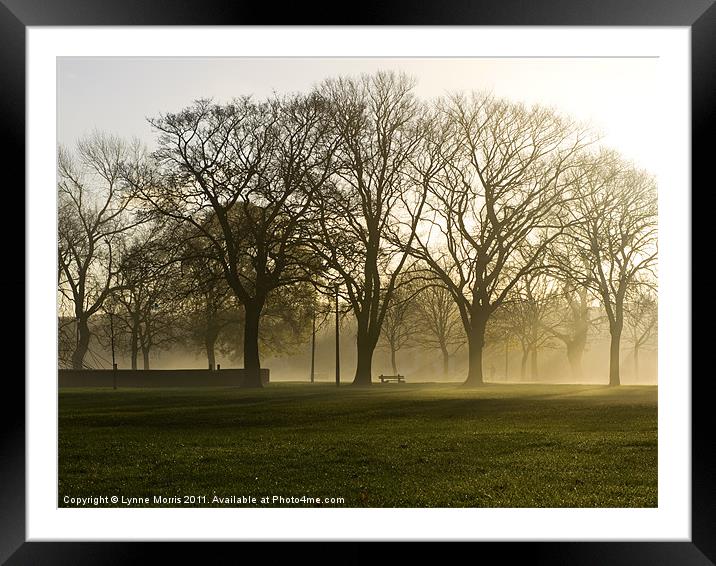Misty Morning Framed Mounted Print by Lynne Morris (Lswpp)