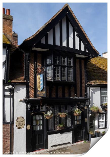 One of the oldest pubs in Hastings Print by Mark Ward