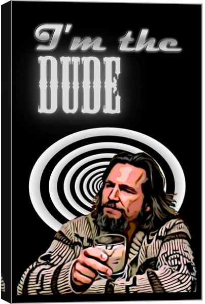 DUDE Canvas Print by Anthony Clark