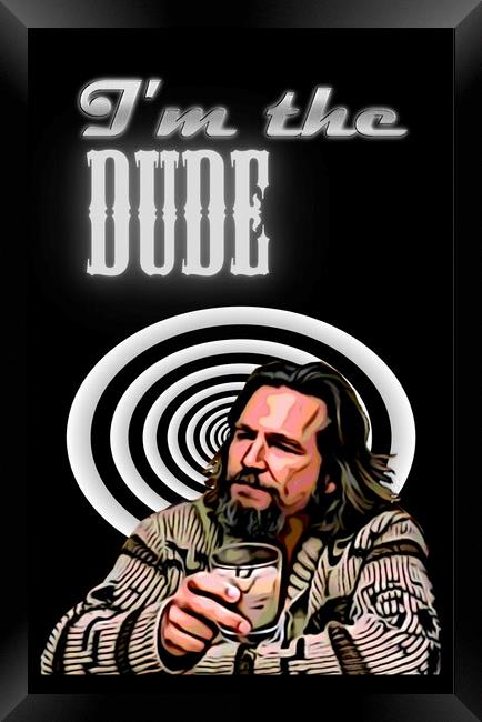DUDE Framed Print by Anthony Clark