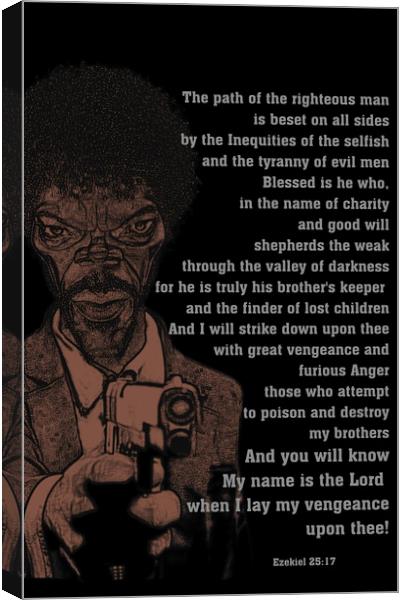 The path of the righteous man. Canvas Print by Anthony Clark
