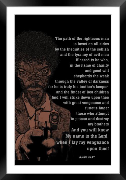 The path of the righteous man. Framed Mounted Print by Anthony Clark