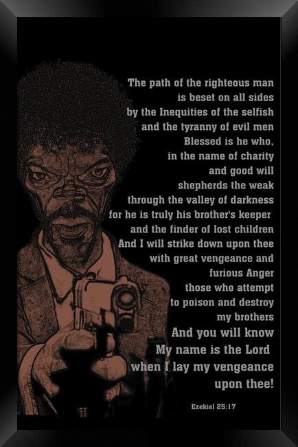 The path of the righteous man. Framed Print by Anthony Clark