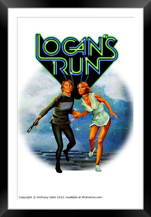 Logan's Run Framed Mounted Print by Anthony Clark