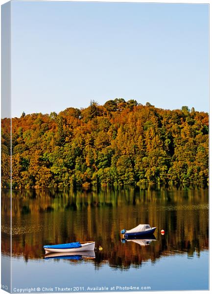 Onset of Autumn Canvas Print by Chris Thaxter