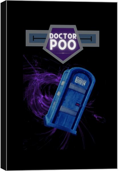 Dr Poo Canvas Print by Anthony Clark