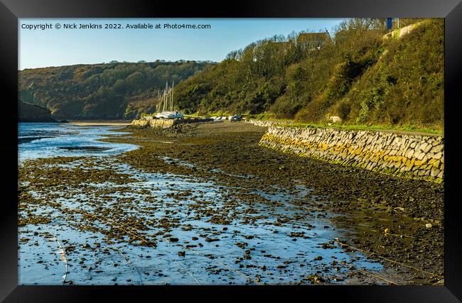 Solva Harbour and Creek Pembrokeshire Coast Framed Print by Nick Jenkins