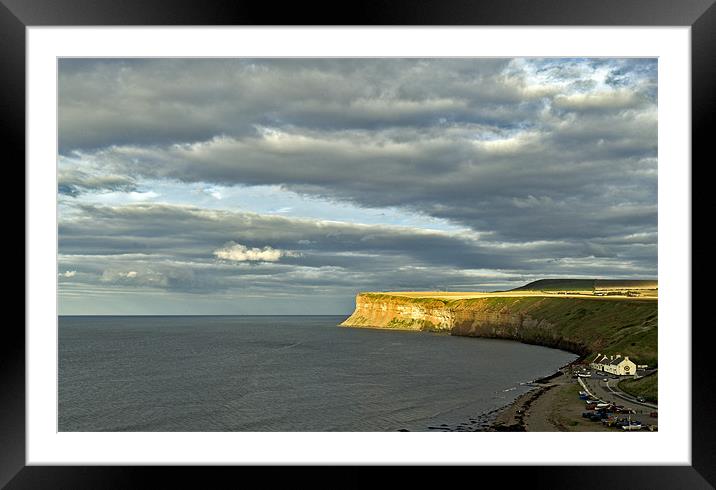 Light and shade, Huntcliff Framed Mounted Print by Gary Eason