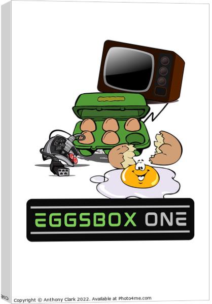 Eggs Box One Canvas Print by Anthony Clark