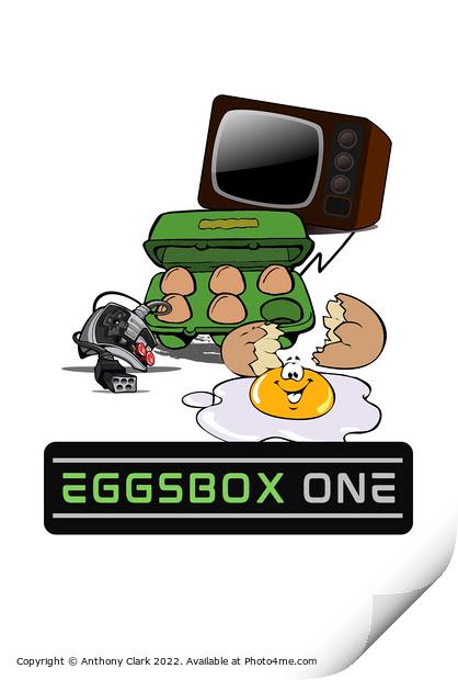 Eggs Box One Print by Anthony Clark