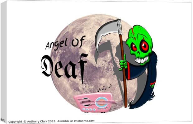 Angel Of Deaf Canvas Print by Anthony Clark