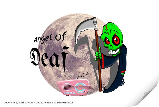 Angel Of Deaf Print by Anthony Clark