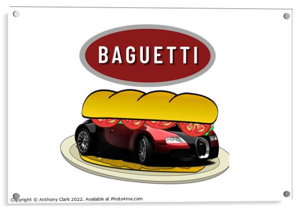 Baguetti Acrylic by Anthony Clark