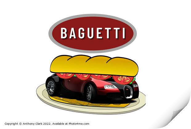 Baguetti Print by Anthony Clark