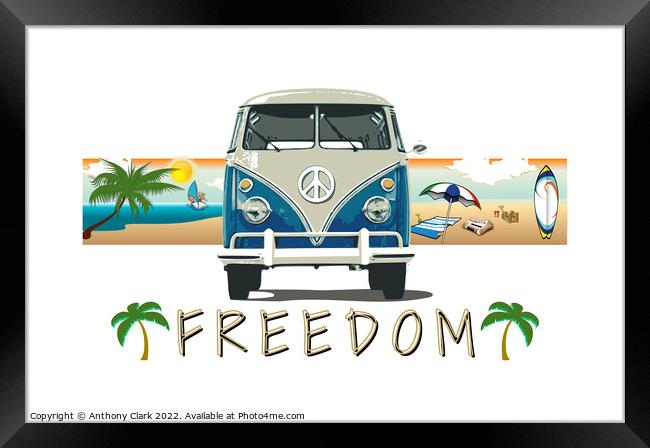 Freedom Framed Print by Anthony Clark