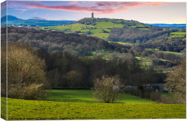 Castle Hill Landscape Canvas Print by Alison Chambers