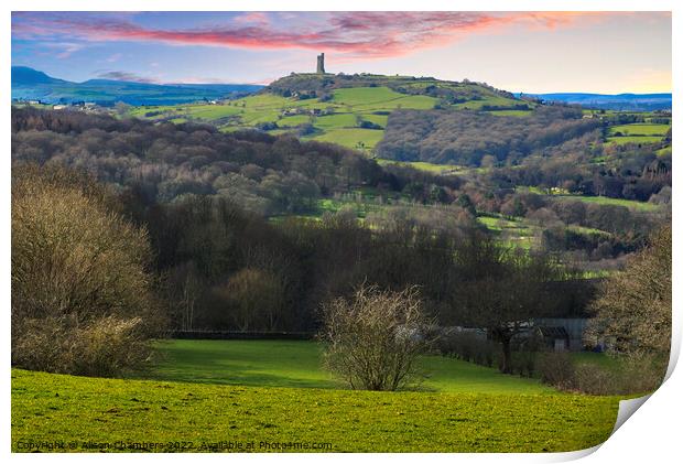 Castle Hill Landscape Print by Alison Chambers