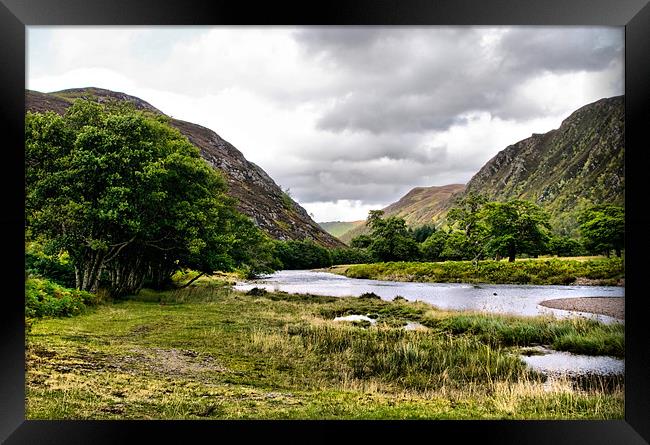 The River Conon, Scottish Highlands Framed Print by Jacqi Elmslie