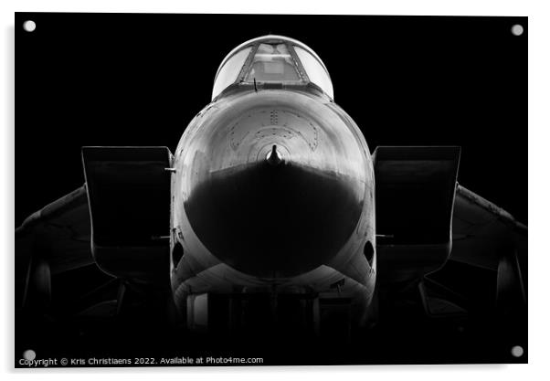 Panavia Tornado in the dark Acrylic by Kris Christiaens
