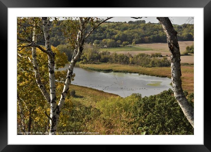 Indian Lake Overlook (A) Framed Mounted Print by Philip Lehman