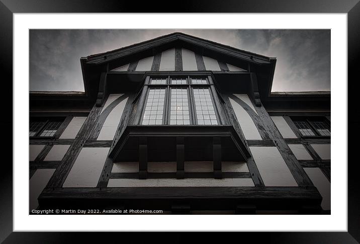 Timeless Tudor Charm Framed Mounted Print by Martin Day