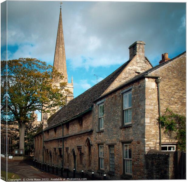 England, Cotswolds, Burford Canvas Print by Chris Rose