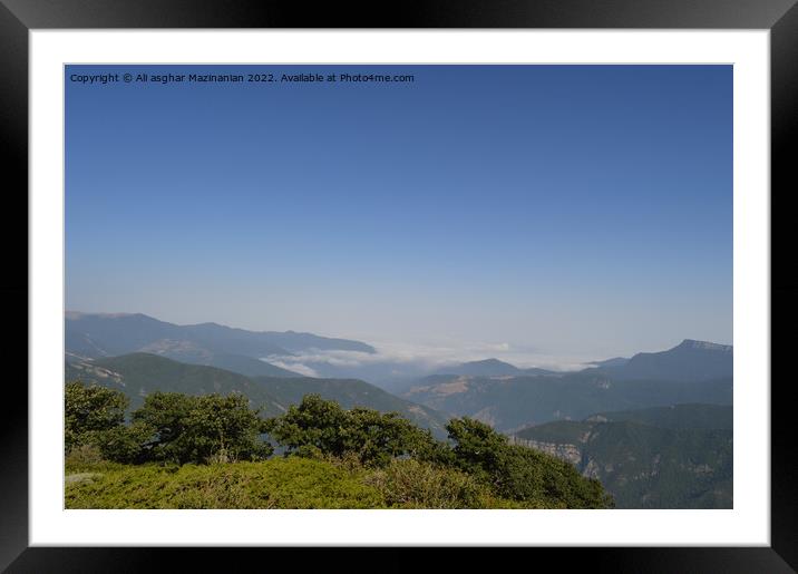 Outdoor mountain Framed Mounted Print by Ali asghar Mazinanian