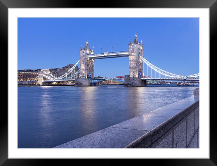 Tower Bridge Framed Mounted Print by Kevin Winter