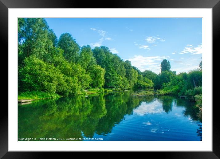 Vicar Water Country Park Clipstone Framed Mounted Print by Helkoryo Photography