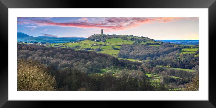 Castle Hill Panorama  Framed Mounted Print by Alison Chambers