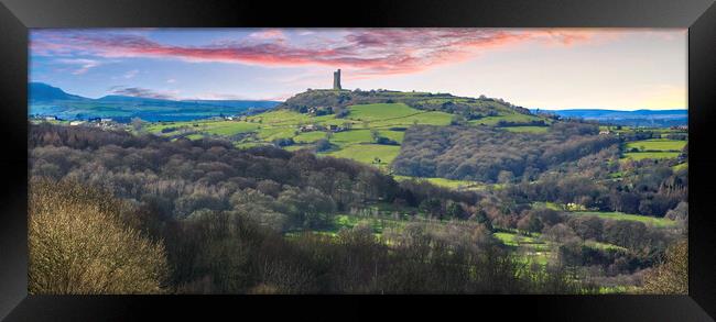 Castle Hill Panorama  Framed Print by Alison Chambers