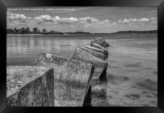 Dragon's Teeth, Bramble Bush Bay Framed Print by Derek Daniel